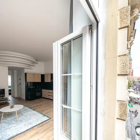 Dluga 70 W Oknach Starego Miasta Centrum Daire *